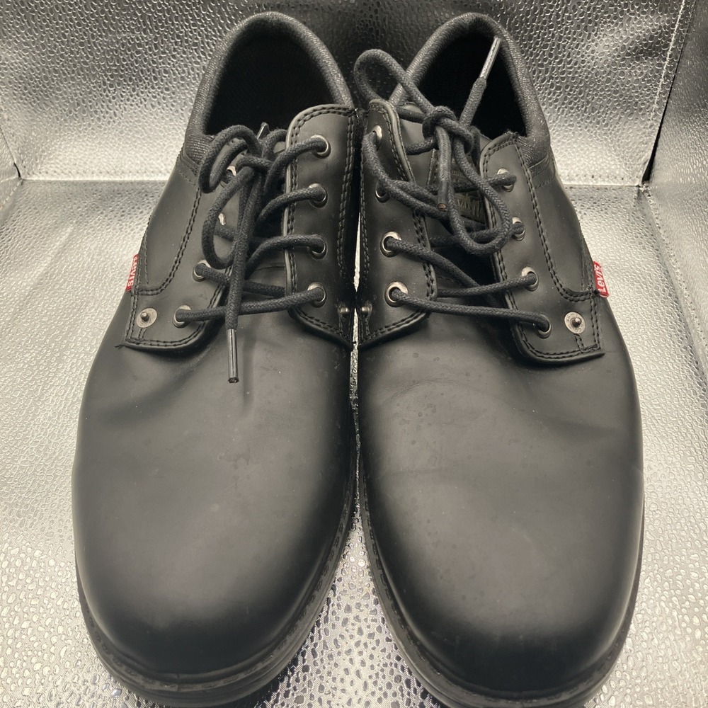 Levis 518420-A48 Men's Sz 12 Black Synthetic Comfort Lace Up Casual Shoes